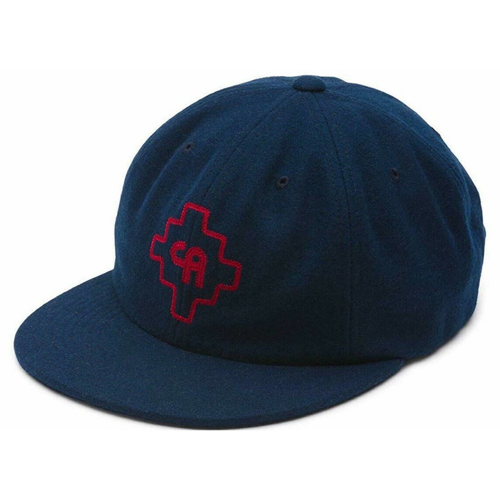 Vans Navy & Red Embroidered Logo Cap